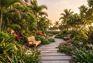 Landscaped Garden